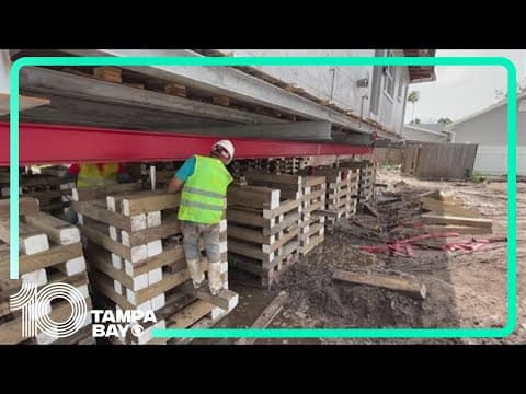 Florida family chooses to lift home rather than leave after multiple hurricanes