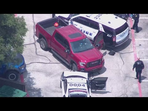 North Texas police officer shoots suspect after they rammed into two patrol cars