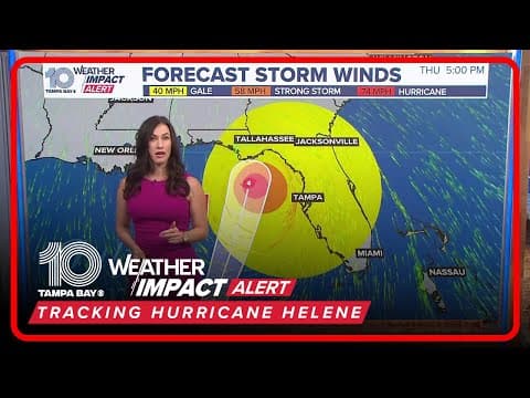 Tropical update: Hurricane Helene | 8 p.m. Wednesday
