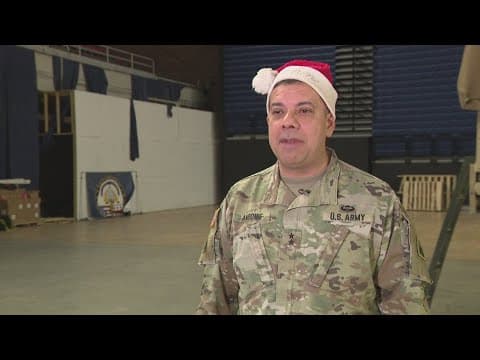 National Guard hands out toys for kids in treatment