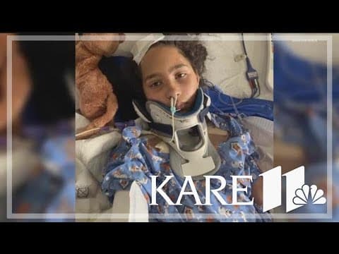 Family of 10-year-old recovering after being hit by car say it's a long road ahead