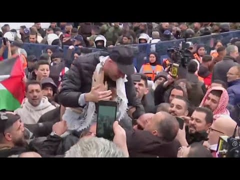 Staged handover of hostages held by Hamas in Gaza anger Israelis