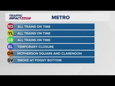 Firefighters responding to Foggy Bottom Metro Station