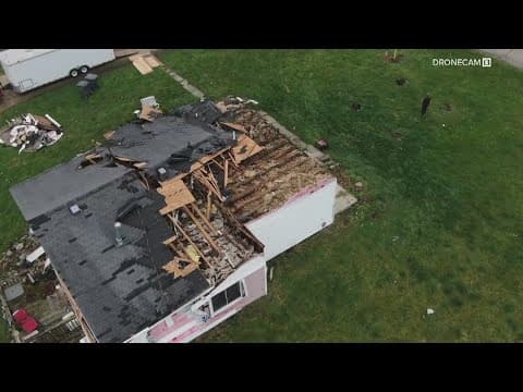 Town of Selma, Indiana begins cleanup following EF3 rated tornado