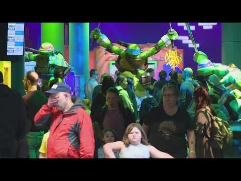 'Heroes in a half shell' return to downtown Indianapolis for 'Teenage Mutant Ninja Turtles' exhibit