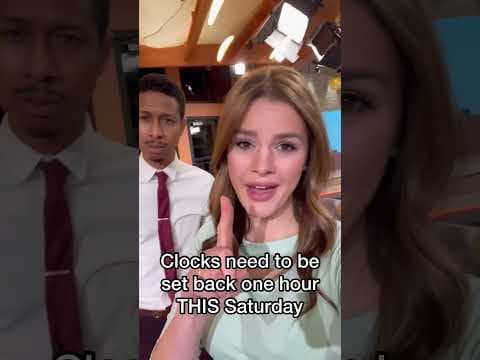 PSA: Don't forget to set your clocks back an hour THIS Saturday. #kare11