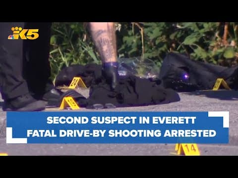 Second suspect arrested in fatal Everett drive-by shooting of teen