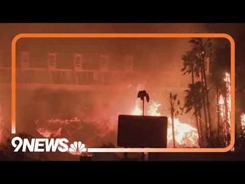 Homes burn as wind-driven wildfire prompts evacuations in Malibu, California