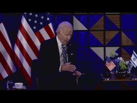 Biden tells Netanyahu he believes hospital bombing was done by 'the other team.'
