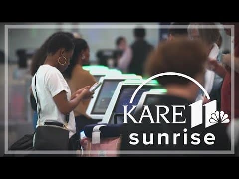 Snow moves into the Twin Cities as spring breakers start travel