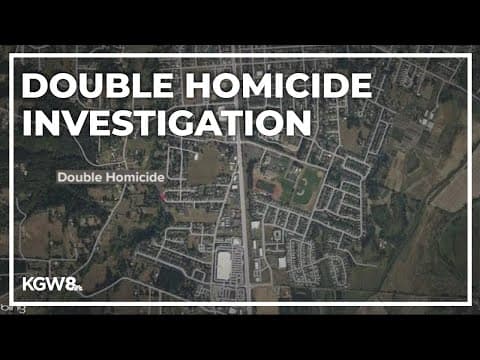 Scappoose police investigating double homicide