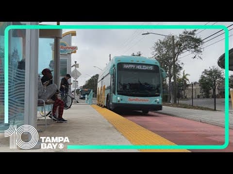 Free, late-night public transit options for New Year's Eve in Tampa Bay