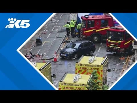 45 people hurt after van drives into crowd in Liverpool, England