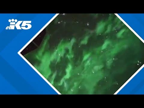 Astronauts show images of the norther lights from space