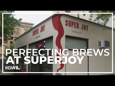 Brewing coffee with the owner of SuperJoy Coffee Lab