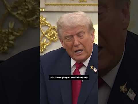 President Trump Says He’s ‘Very Disappointed’ in Putin for Prolonging War