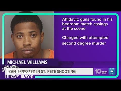 Man accused of being involved in St. Pete shooting that left a person seriously hurt