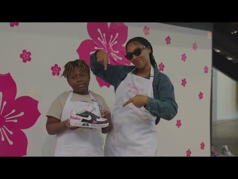 'Blossom kicks for kids' | DC Public School students transform sneakers into works of art