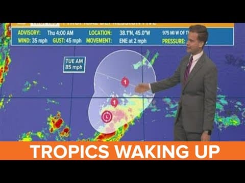 Thursday morning tropical update: TD #5 forms; 2 other systems