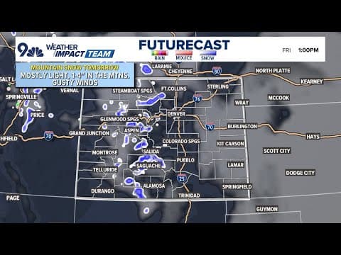 Extended Forecast | Quiet weather Thursday ahead of mountain snow, wind
