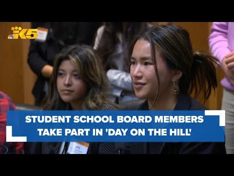 Students join school administrators for 'Day on the Hill' in Olympia