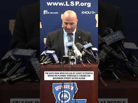 FBI officials now say New Orleans terror suspect acted alone