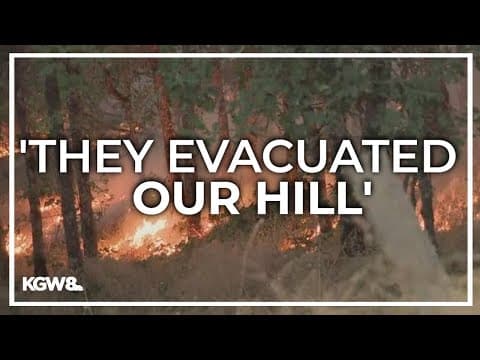 Wildfire near Mosier nearly doubles in size