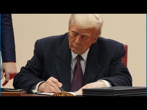 President Trump signs executive order to immediately end remote work for federal workers