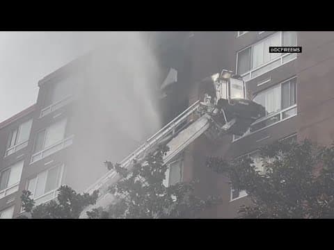 Firefighters give update on Northwest DC apartment fire