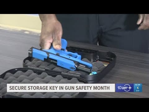 Experts emphasize safe storage during National Gun Violence Awareness Month