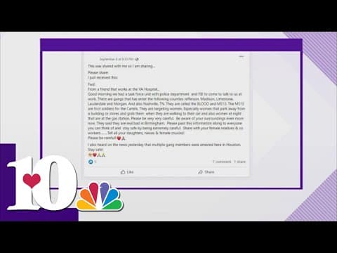 10Listens: Is this Facebook post about gangs real?