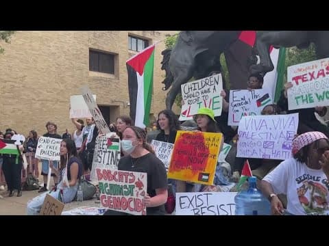 Tensions rise as college students across the US protest against Israel's war in Gaza