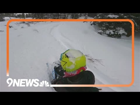 Snowmobiler triggers avalanche, but survives