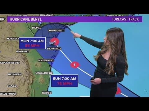 Hurricane Beryl: Latest timeline and forecast