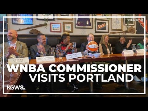 With WNBA commissioner in town, Portland makes pitch for expansion team