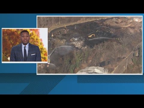 Massive fire at Baltimore wood recycling plant