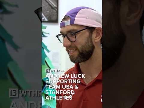 Andrew Luck is supporting Team USA and Stanford athletes at the 2024 Olympics in Paris