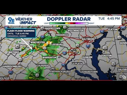 LIVE: Storms pop up in the D.C. region | WUSA9 Weather Impact