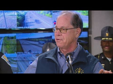 Gov. Mike Braun praises Indiana State Police for its work