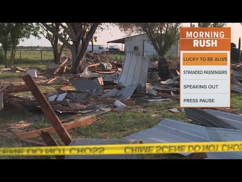 Family says their parents are lucky to be alive after house explodes