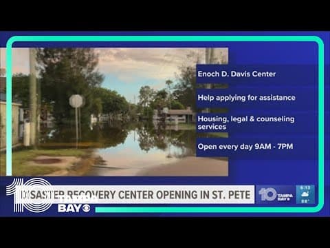 FEMA opens Disaster Recovery Center in St. Pete in wake of Hurricane Idalia