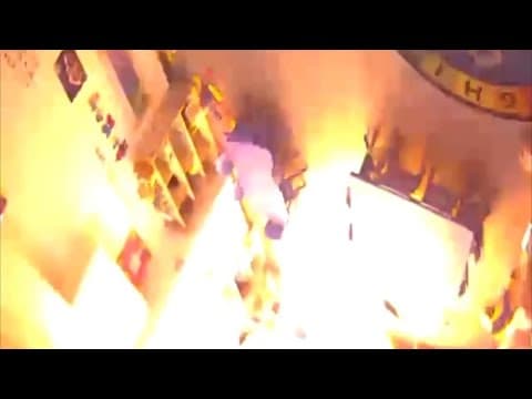 Caught on camera: DC explosion seen from inside day care center