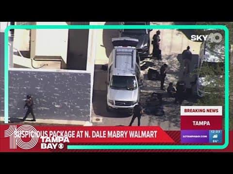 Bomb squad investigates suspicious package at Walmart