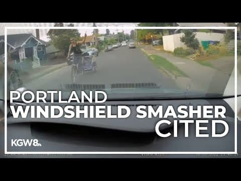 Man cited for allegedly throwing rocks at car windshields