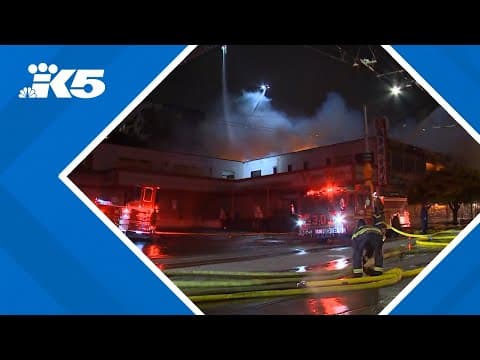 Fire ignites in vacant building in Seattle's Chinatown-International District