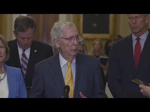 "Politically beyond stupid" | Mitch McConnell warns against government shutdown