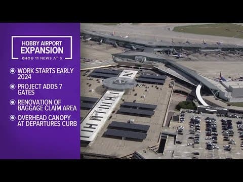 Houston City Council approves expansion plans at Hobby Airport