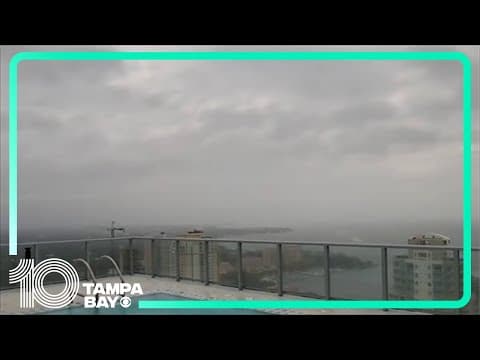 Downtown St. Pete before severe weather rolls in