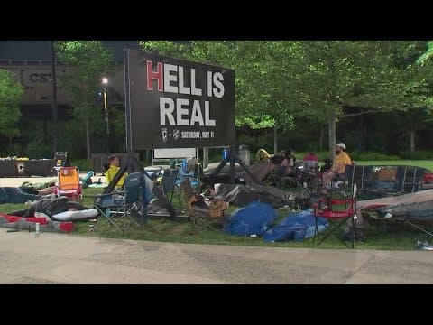 Columbus Crew fans camping out for 'Hell is Real' tickets