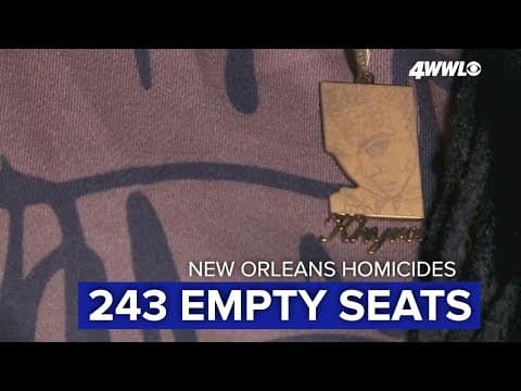 243 families will be missing a loved one this Thanksgiving in New Orleans
